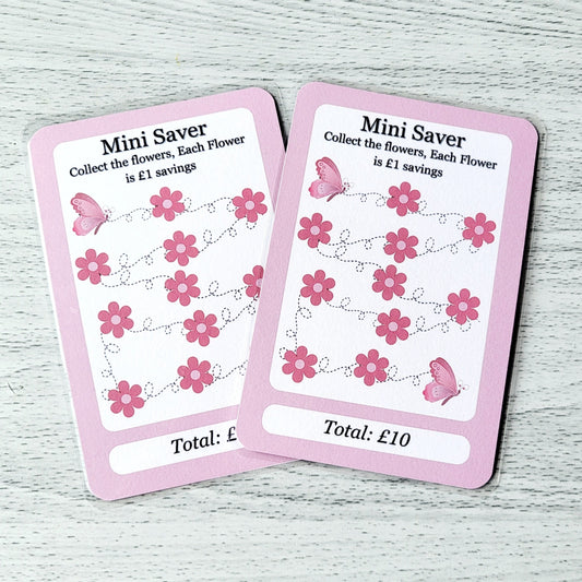 Collect the Flowers Laminated Kids Saving Tracker