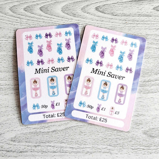 Ballet Pocket Money Savings Laminated Tracker - Pocket Money Saver